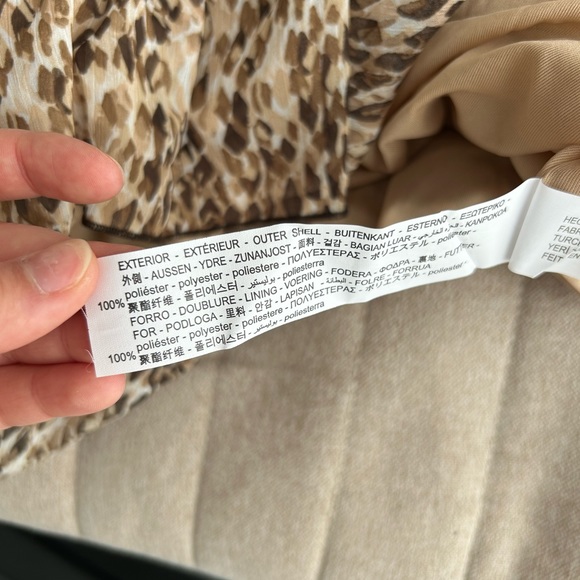 Zara leopard mini skirt size small - Picture 4 of 5